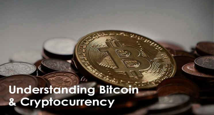 coins with bitcoin logo